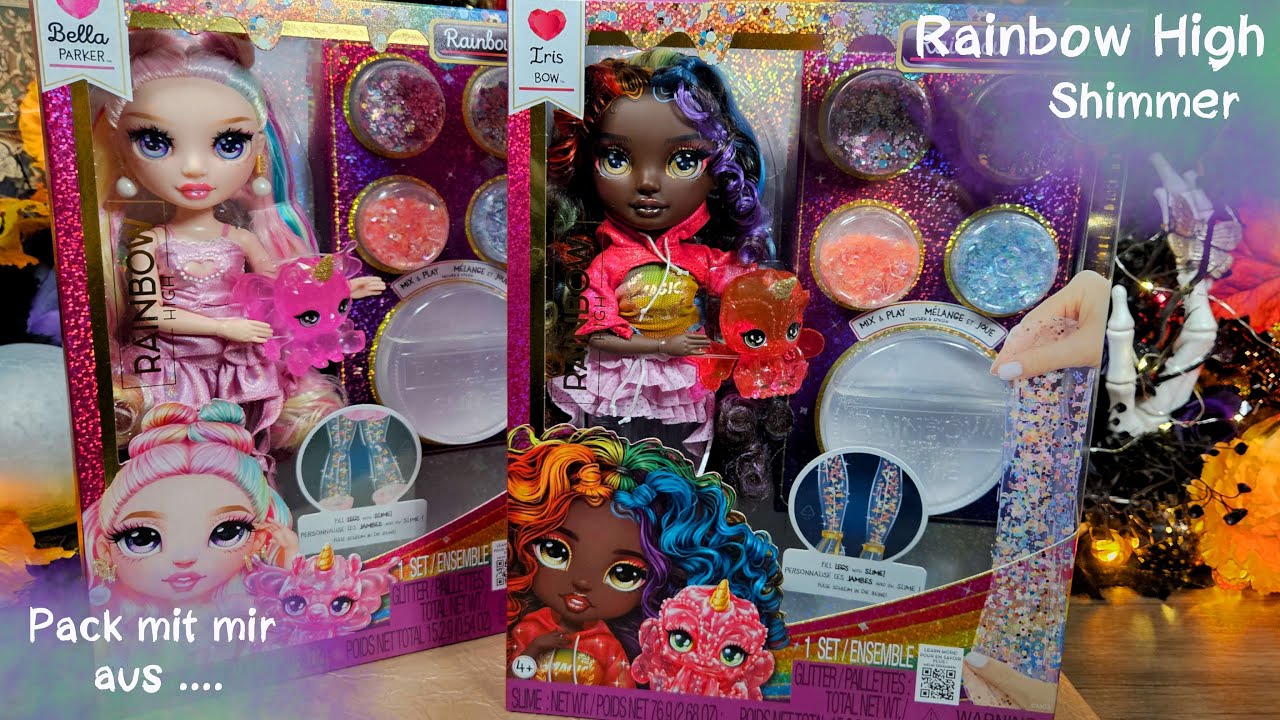 Rainbow High Shimmers Bella Parker & Iris Bow  #rainbowhigh