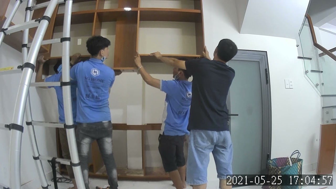 Thi C&ocirc;ng Tủ Bếp Chị Sang - SGHOME