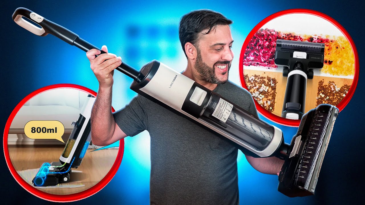 LIECTROUX i7 PRO O Aspirador que LAVA, SECA e se AUTOLIMPA! 🤯💦🧹