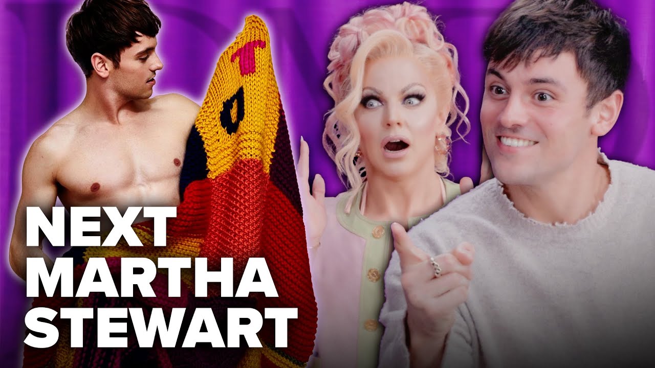 Olympic Diver Tom Daley's Knitting Empire | RnR with Courtney Act BONUS