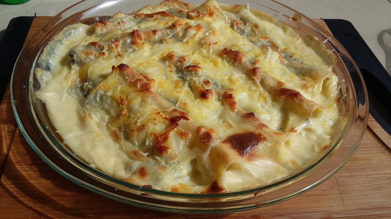 Canelones de acelga