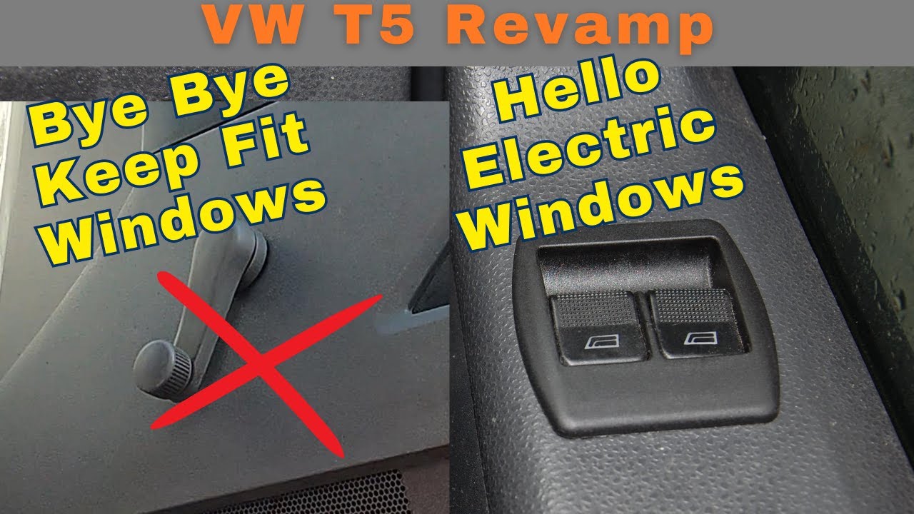 Retrofit Electric Windows:  T5 Comprehensive DIY Install for my Camper Conversion