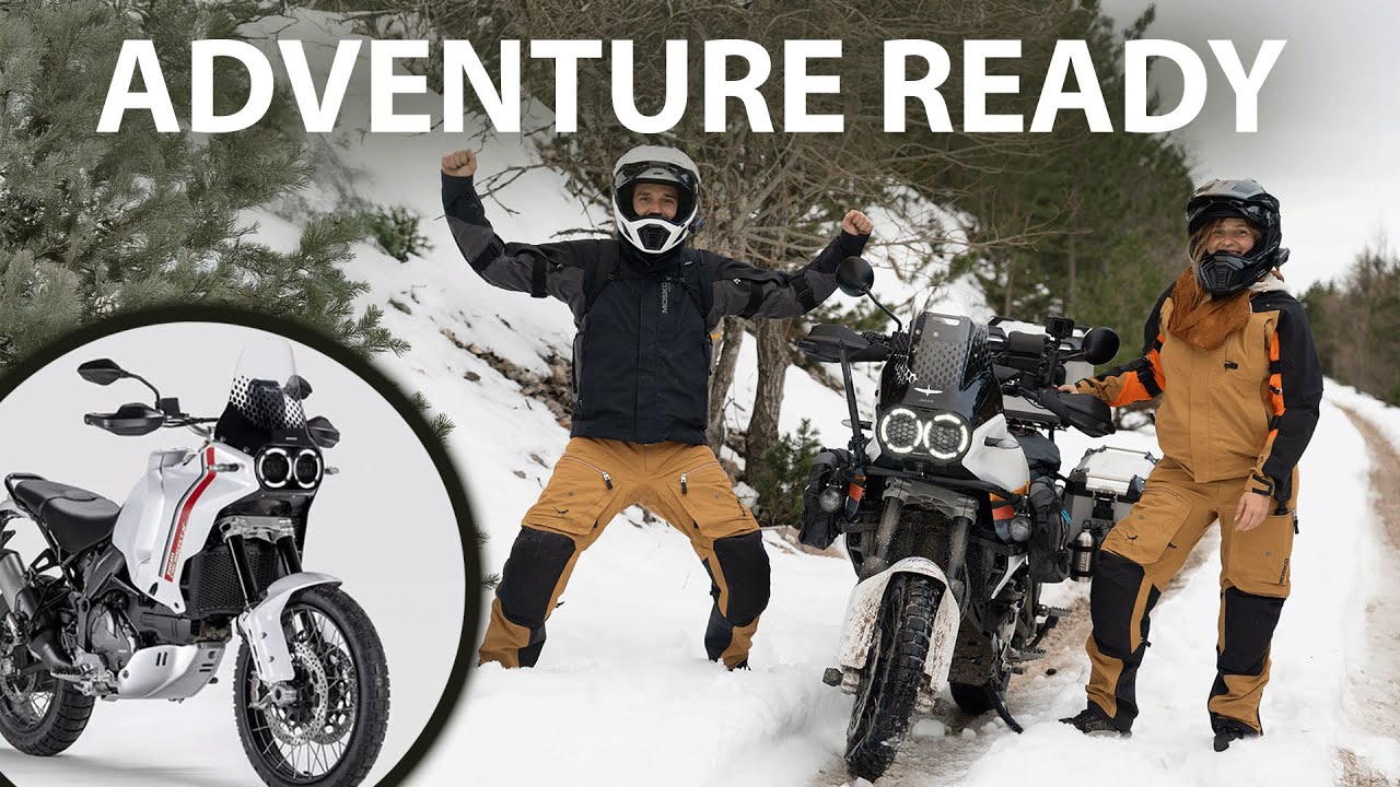 DUCATI DESERT X into an Adventure Motorbike