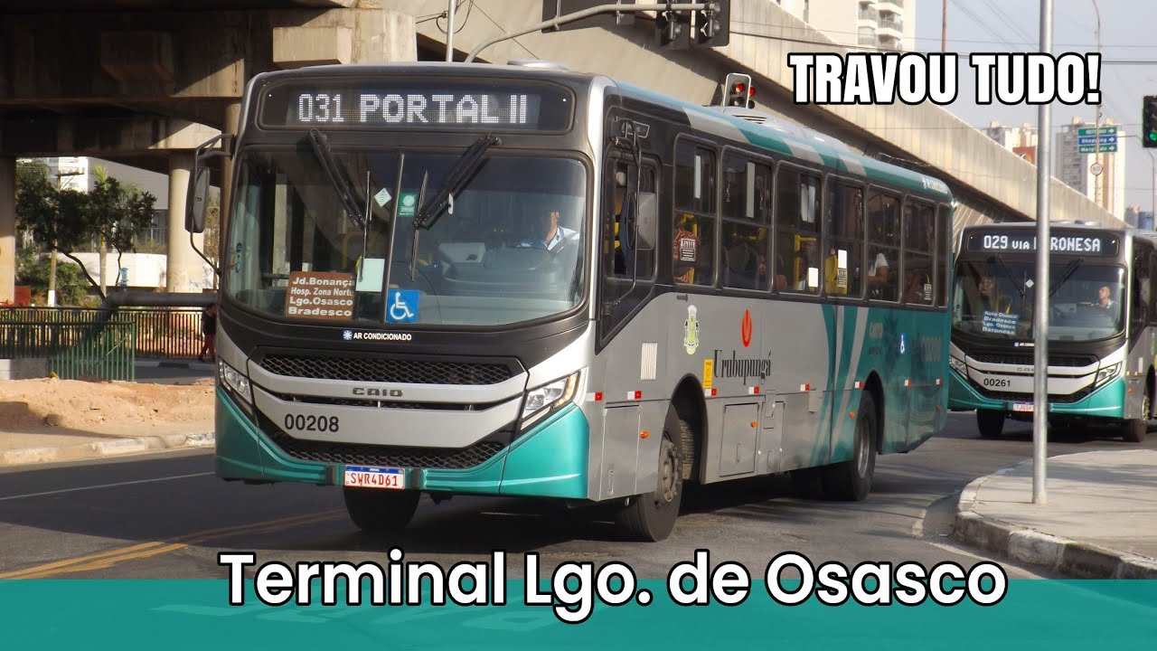 &Ocirc;nibus em Osasco | Movimenta&ccedil;&atilde;o de &Ocirc;nibus no Terminal Largo de Osasco - Travou Tudo!