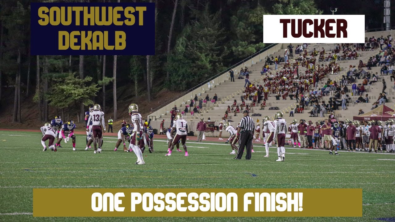 SOUTHWEST DEKALB HOLDS OFF COMEBACK ATTEMPT!! (Southwest Dekalb vs Tucker Highlights)