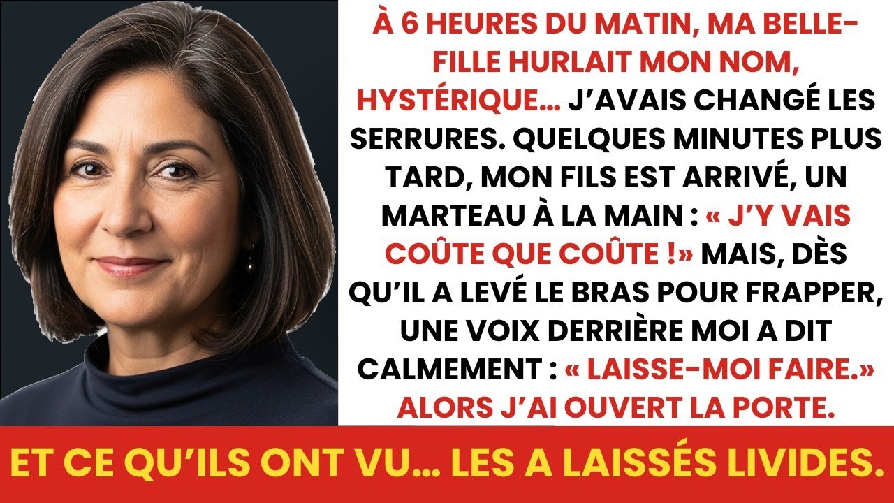 Mon fils et ma belle fille voulaient défoncer ma porte… et quand je l'ai ouverte, tout a basculé…