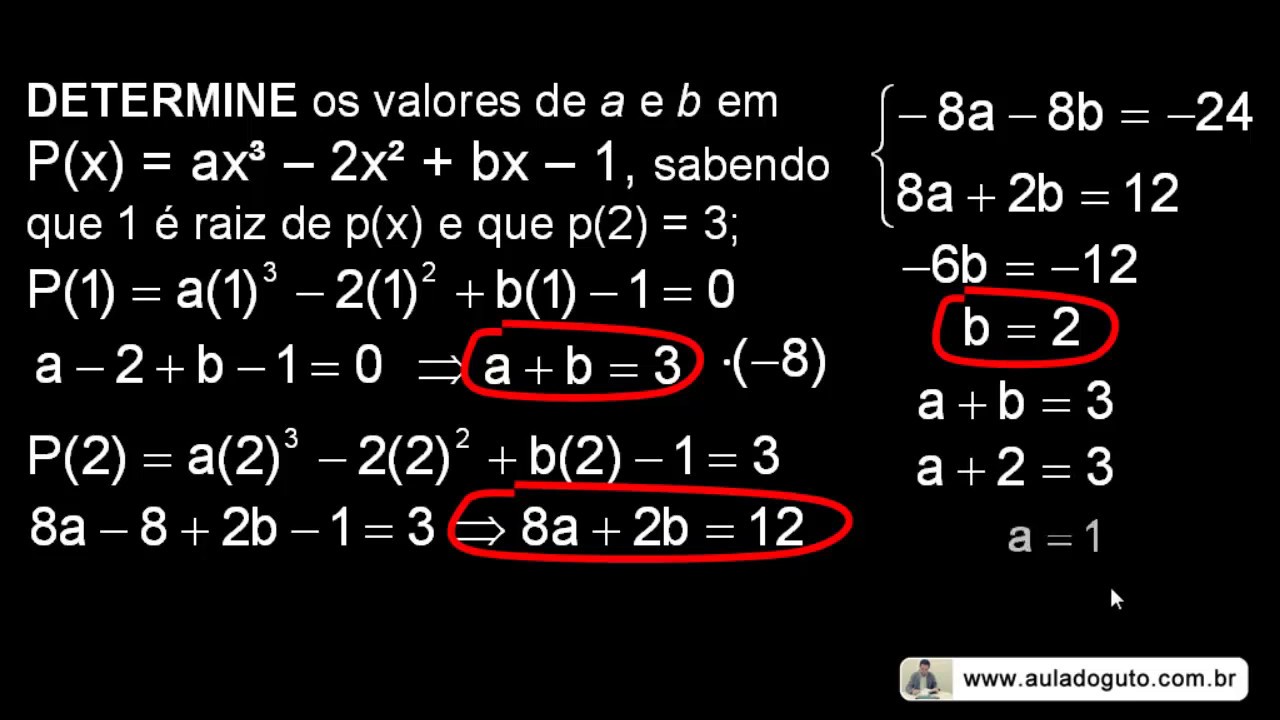 Raiz de polinômios | Prof. Guto Azevedo