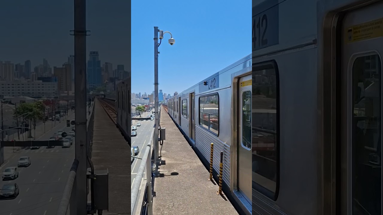 Frota L (L41) Chegando na esta&ccedil;&atilde;o portuguesa Tiet&ecirc; #shortsvideo #metro