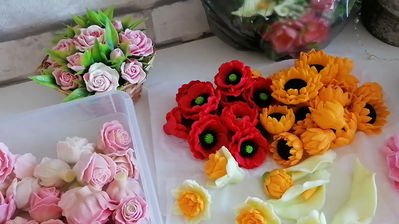 Зачем я заранее заливаю мыльные цветы ❓