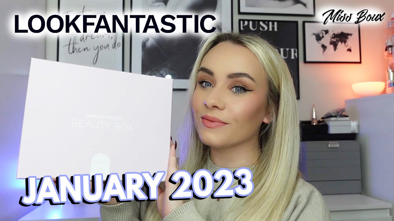 LOOKFANTASTIC BEAUTY BOX JANUARY 2023 UNBOXING & FREE MYSTERY BOX CODE - INSPIRATION | MISS BOUX