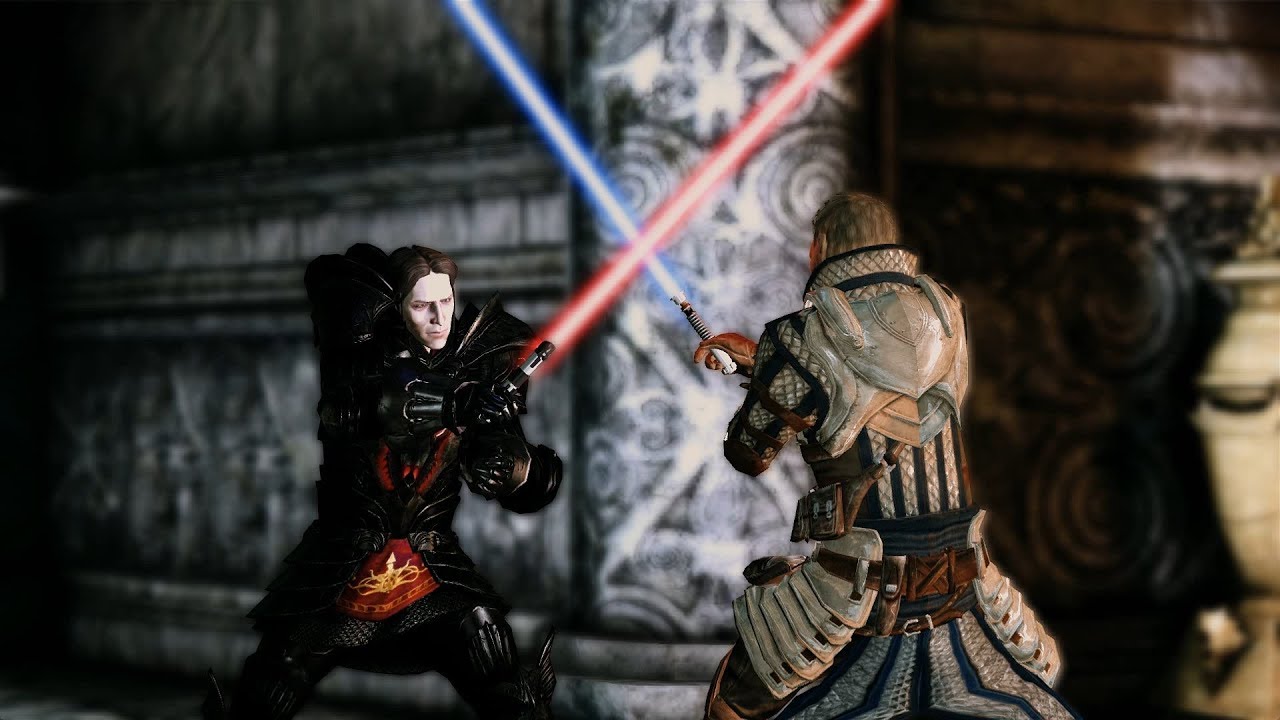 Jedi Knight Alistair vs Darth Loghain | Lightsaber battle