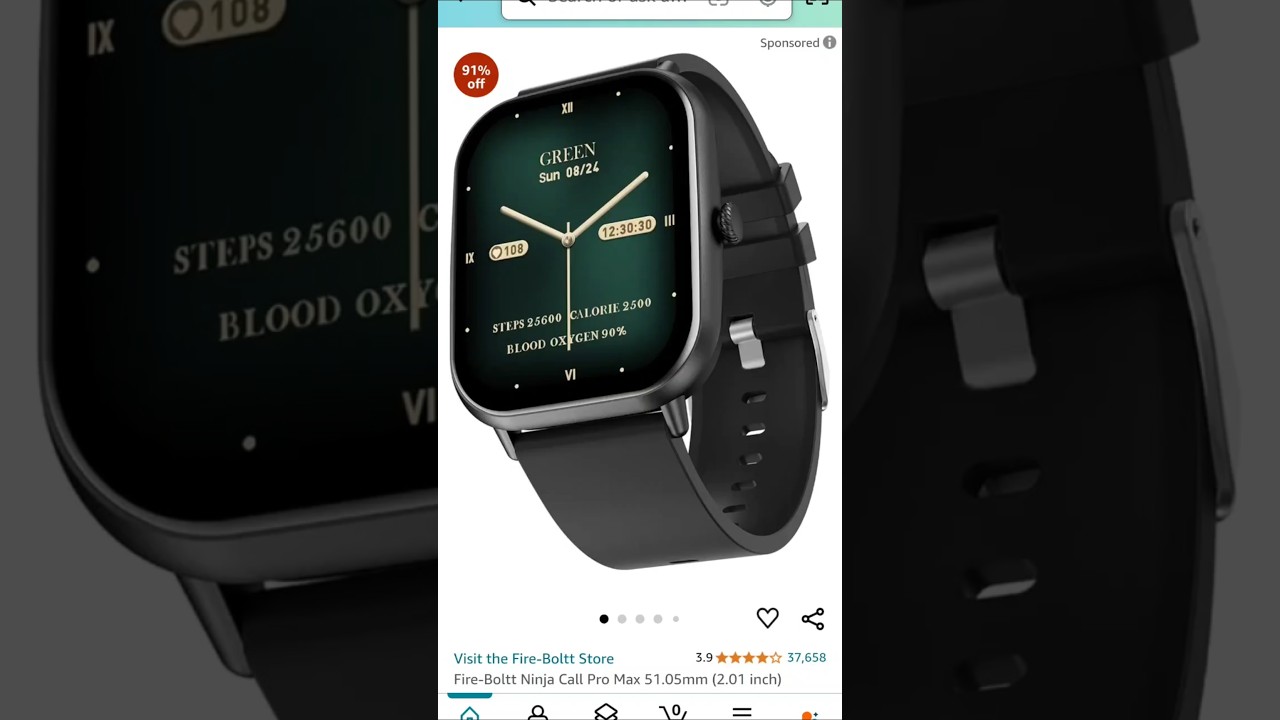 Fire-Boltt Ninja Call Pro Max Smartwatch at ₹1,299#shorts