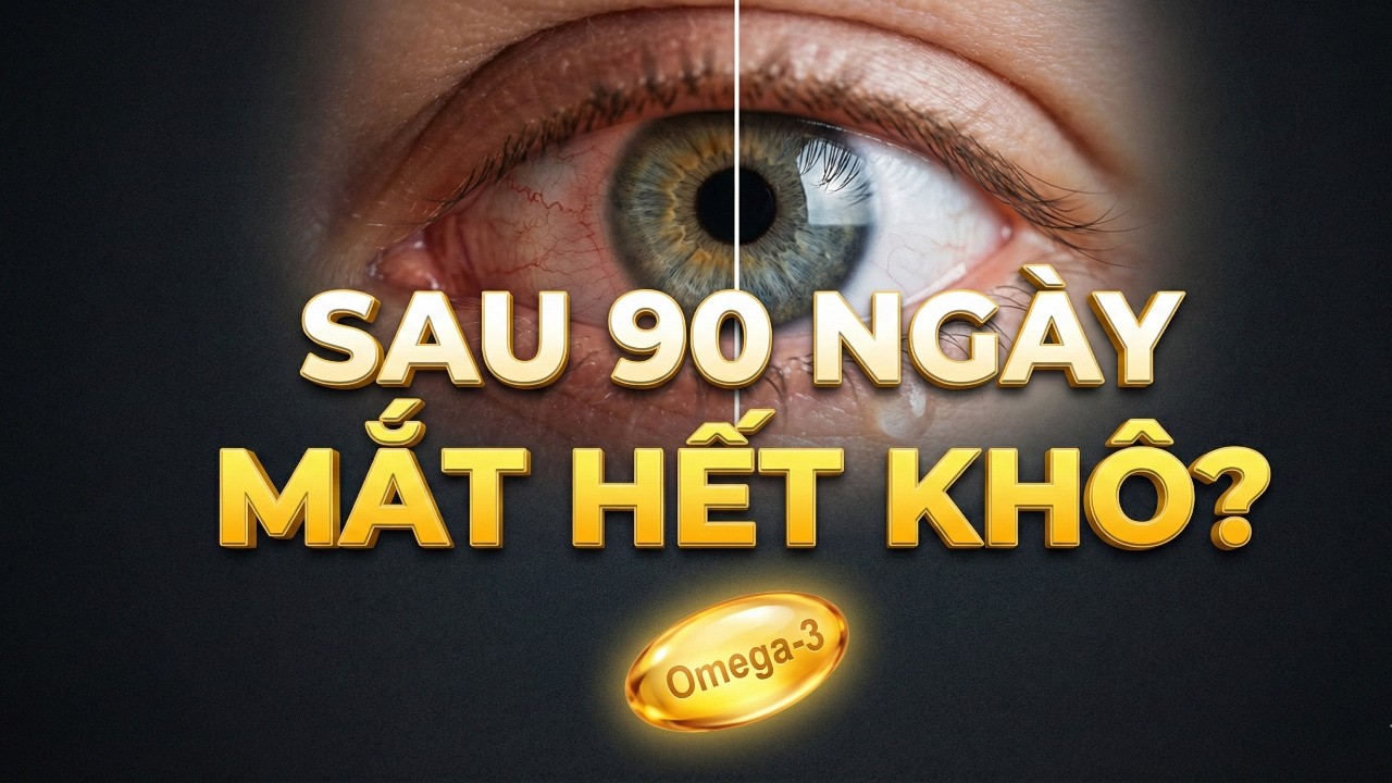 Tôi Uống Omega-3 Liên Tục 90 Ngày Để Chữa Khô Mắt Và Cái Kết...