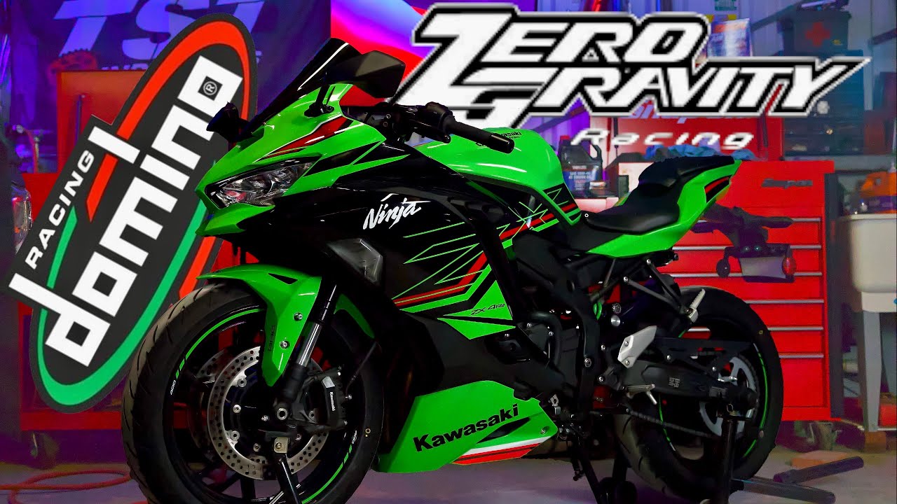 Kawasaki ZX4RR Windshield & Grip Install