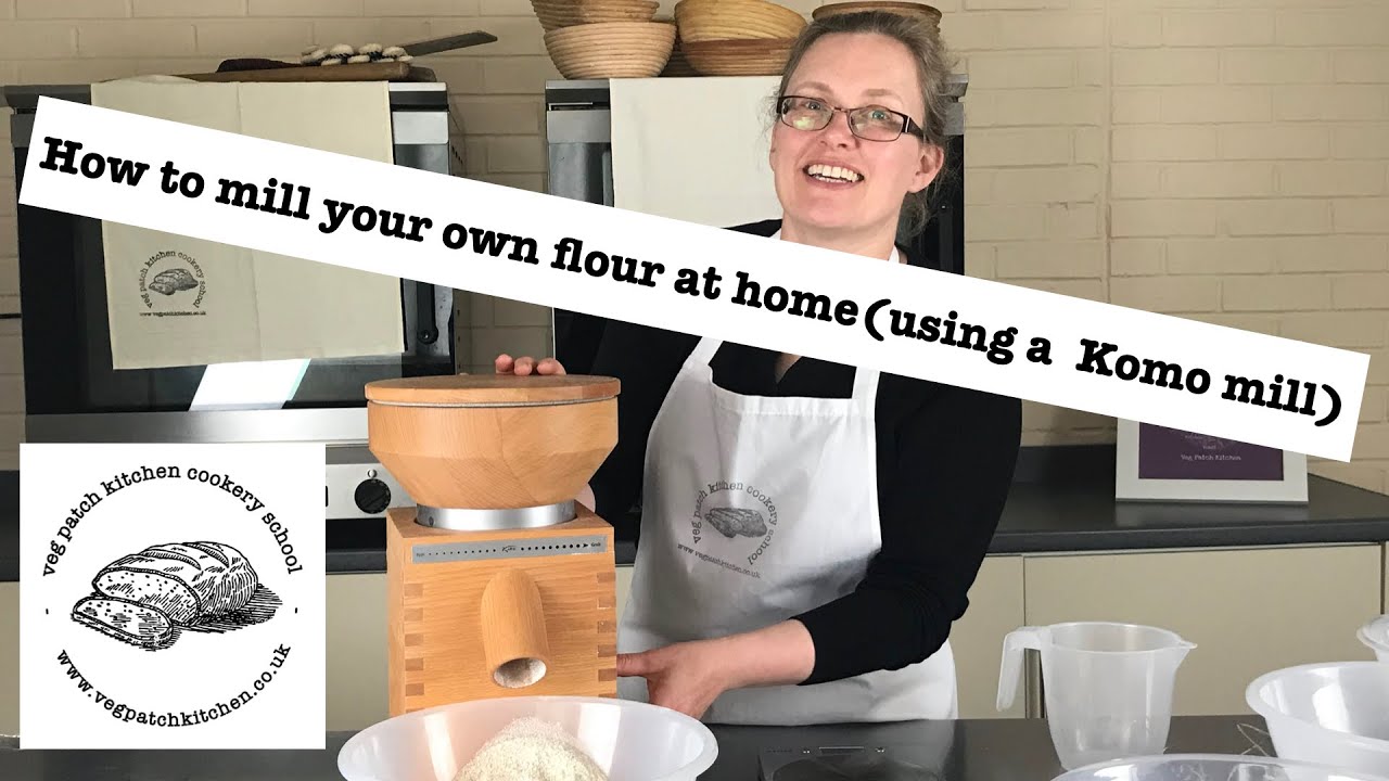 How to mill your own flour at home (using a Komo mill)
