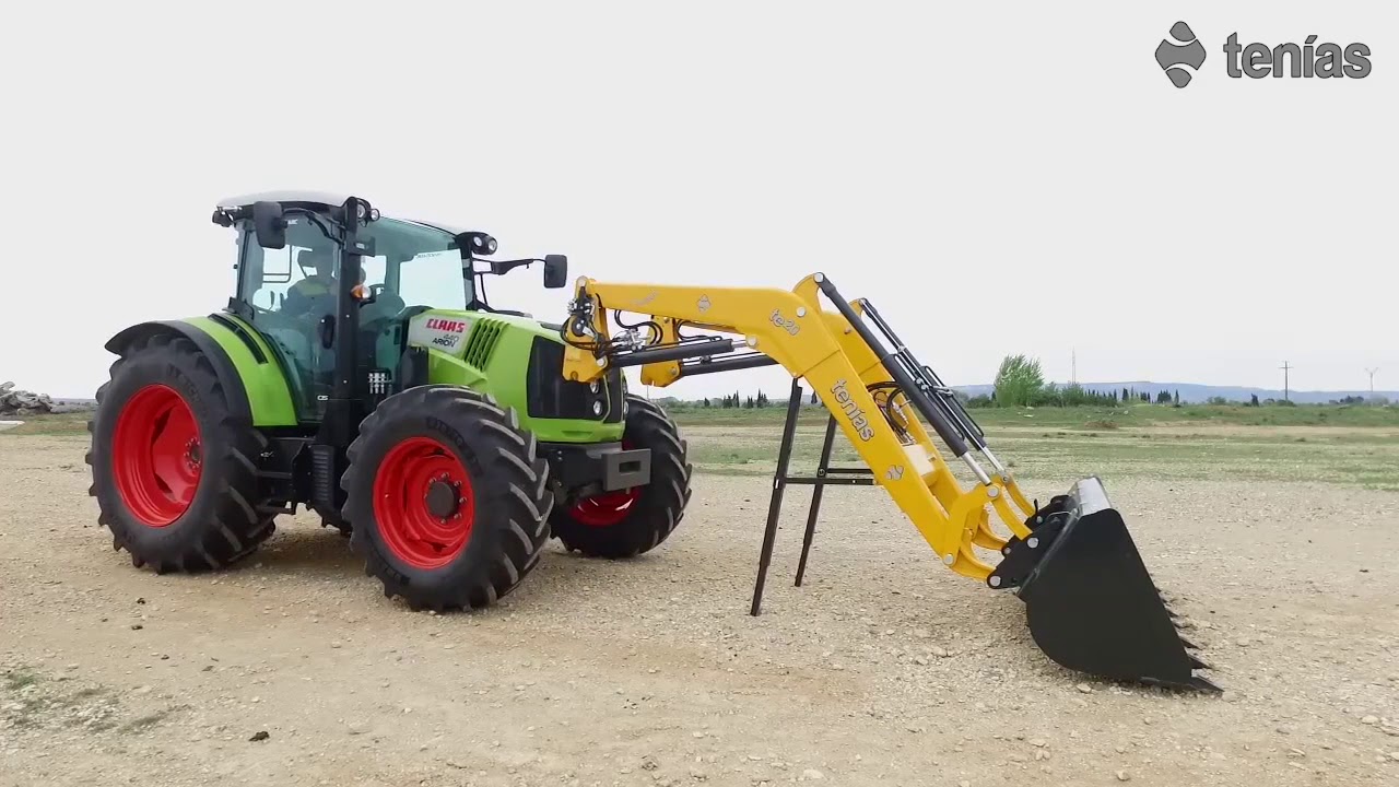 Rapid loader uncoupling   Ten&iacute;as Front Loader