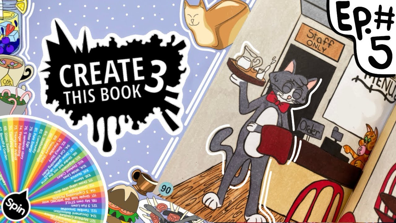 Create This Book 3| Episode #5 | SPIN WHEEL CHOOSES MY PAGE!