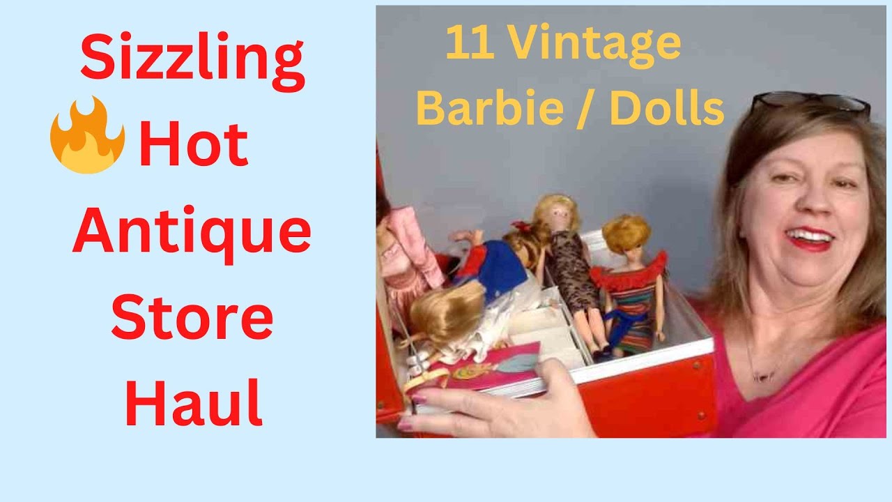 Vintage Barbie Hunting at Antique store / big finds