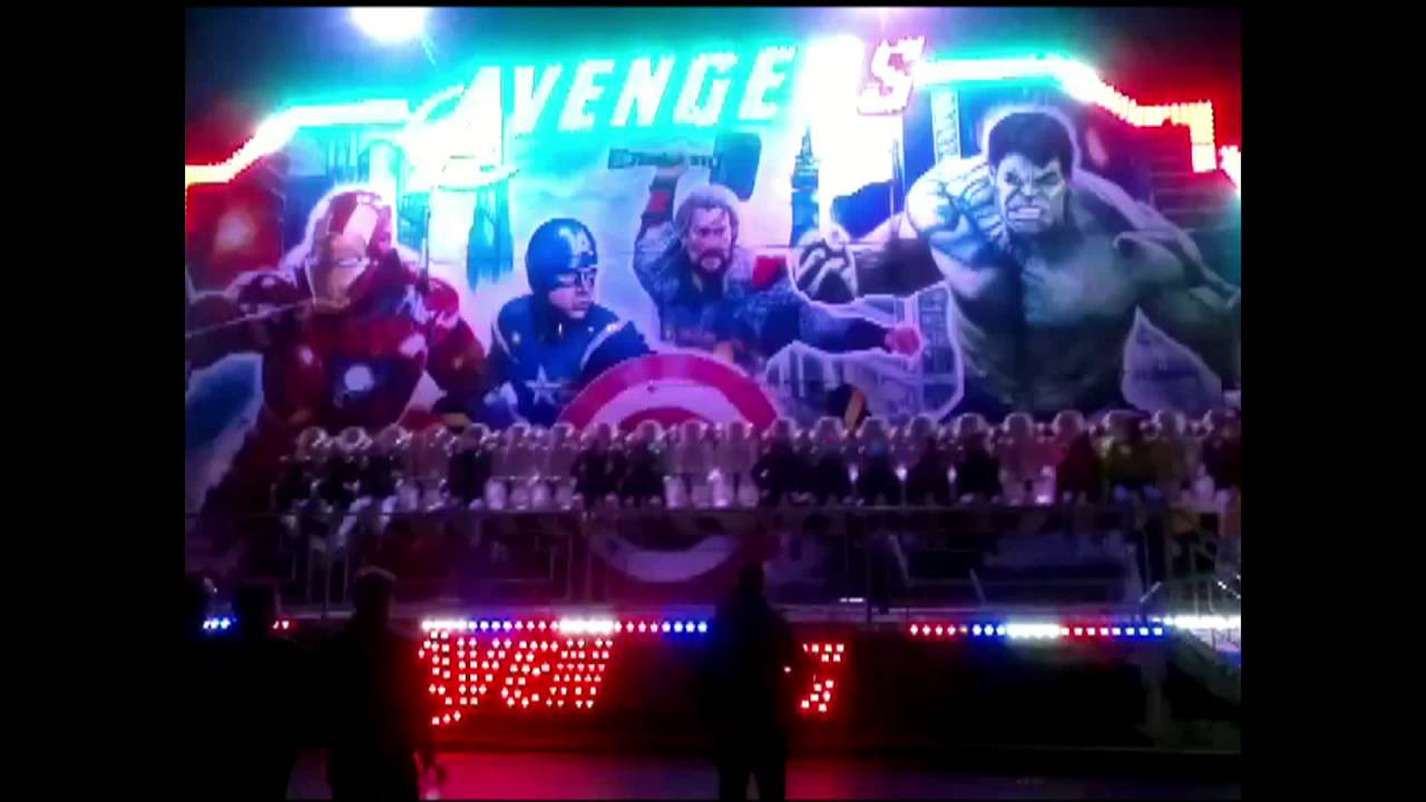 Sedlecká pouť 2016 - ATRAKCE LAVICE AVENGERS / ATTRACTION BENCH AVENGERS OFF-RIDE