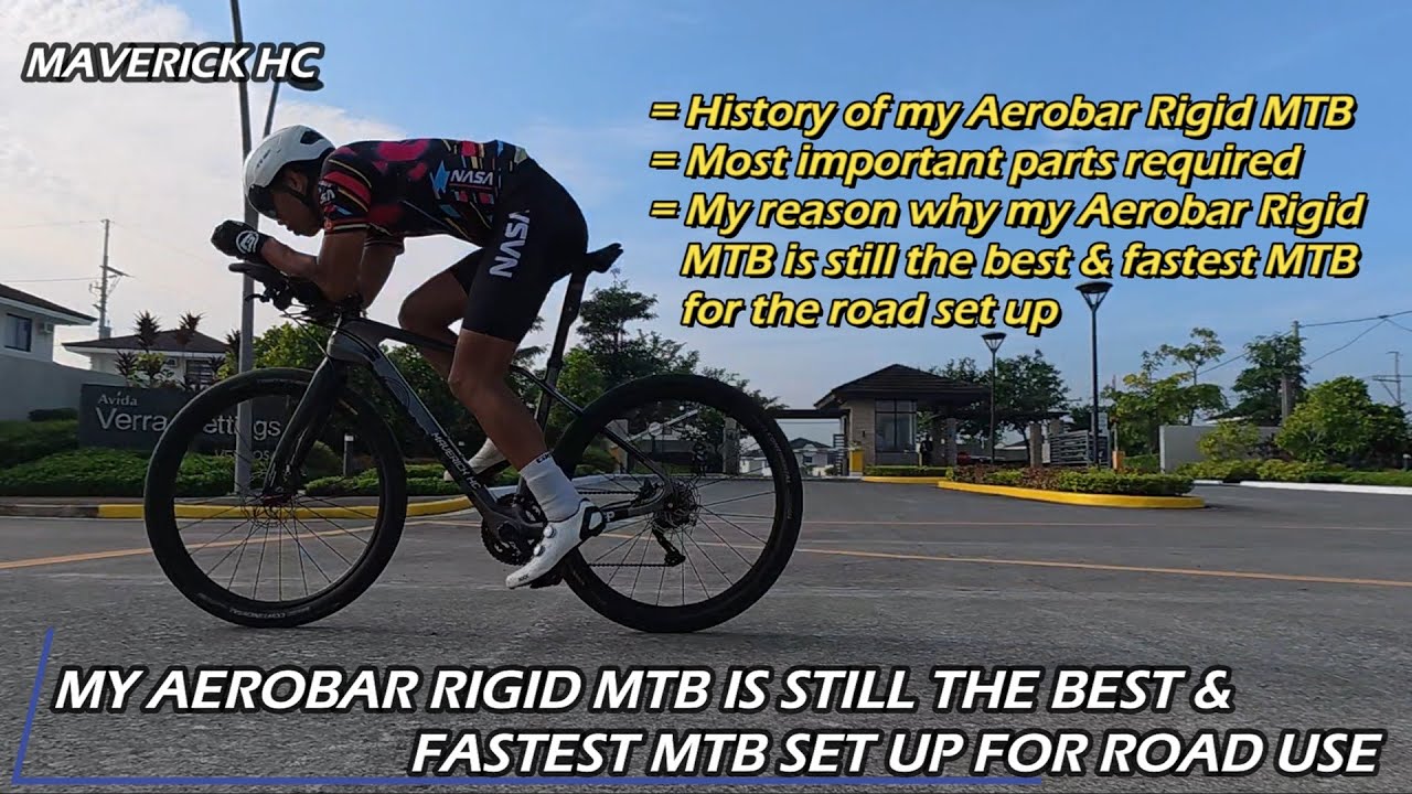 Bakit for me, ang Rigid MTB na naka Time Trial set up ang fastest & the best set up for road use