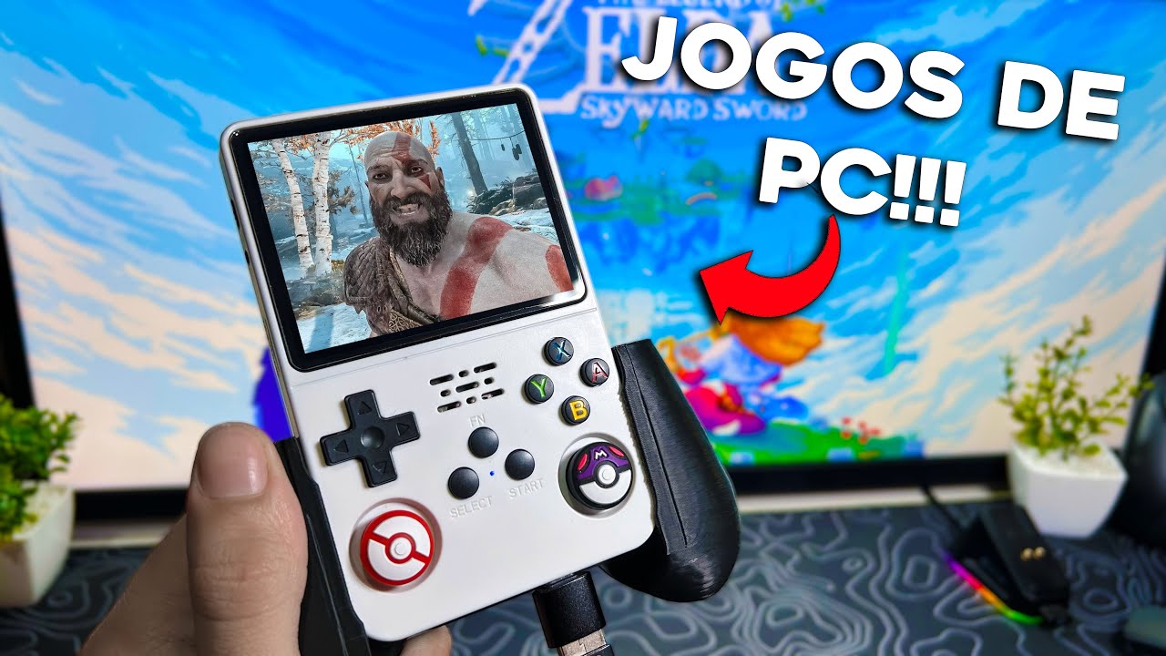 COMO JOGAR JOGOS DE PC NO R36S!