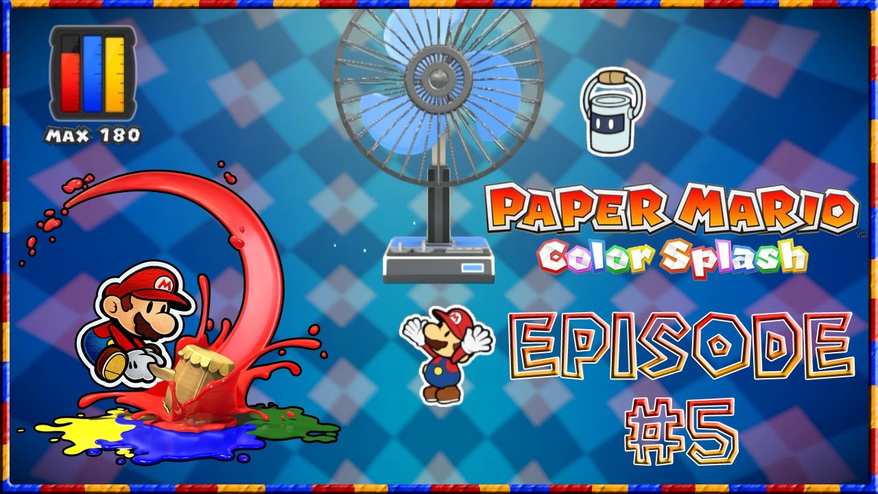 Paper Mario: Color Splash - Gaining A Fan, Justice Toad! - Episode 5
