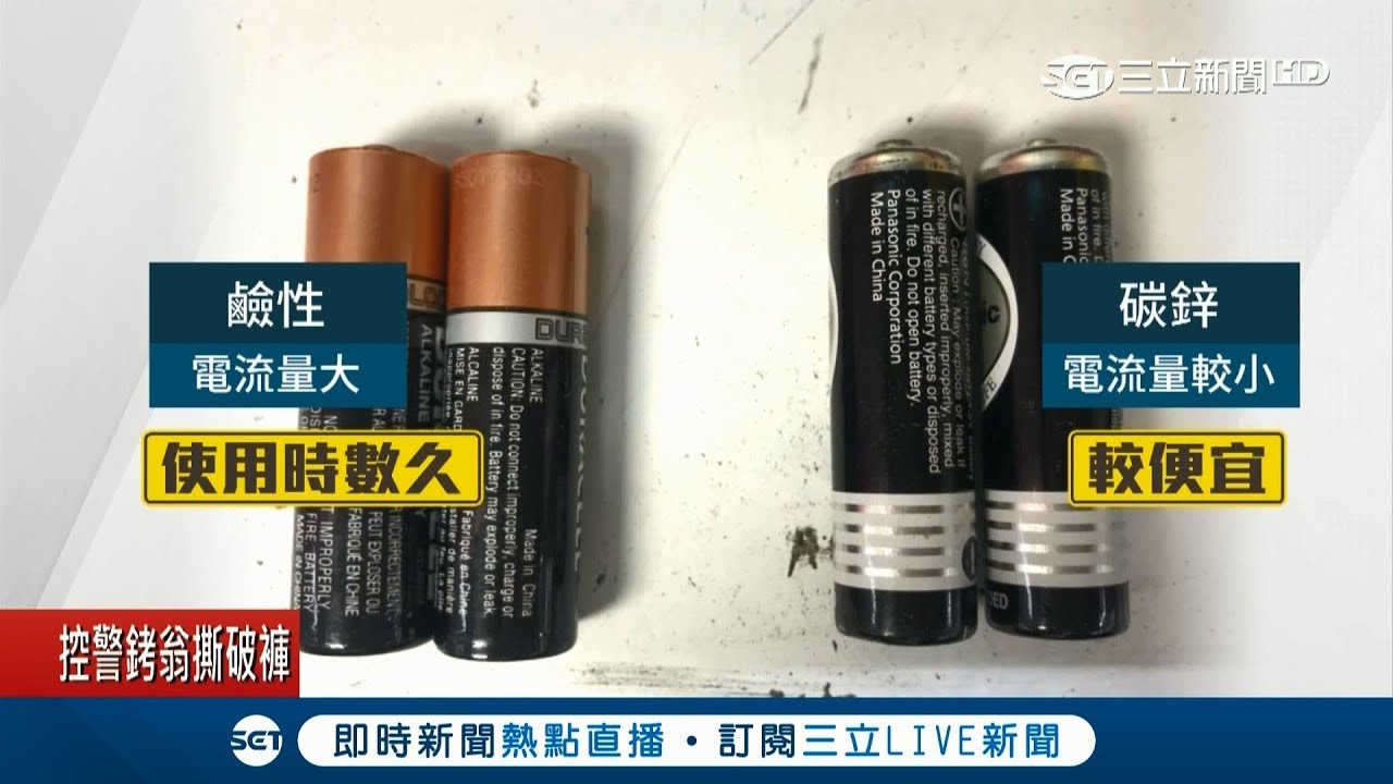 電池挑選有眉角 碳鋅.鹼性適用電器各不同 專家一次大解密│記者謝鈞仲 陳宥蓉│【LIVE大現場】20180819│三立新聞台
