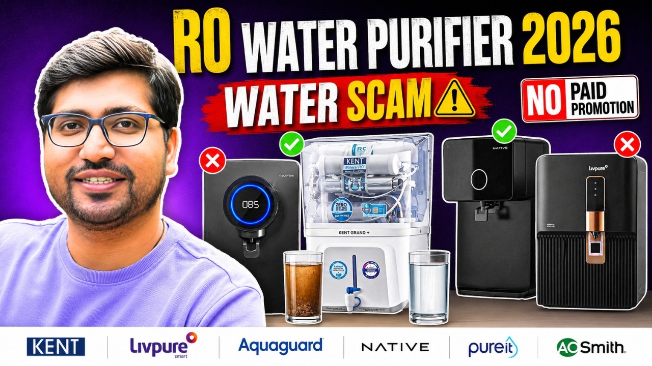 TOP 3 Best RO Water Purifier in India 2026⚡Best Water Purifier for Home 2026