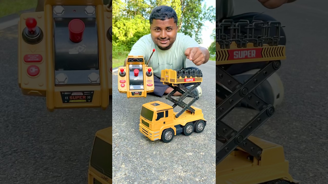 Amazing RC Construction Truck 🚧 | Remote Control Toy Truck 😱