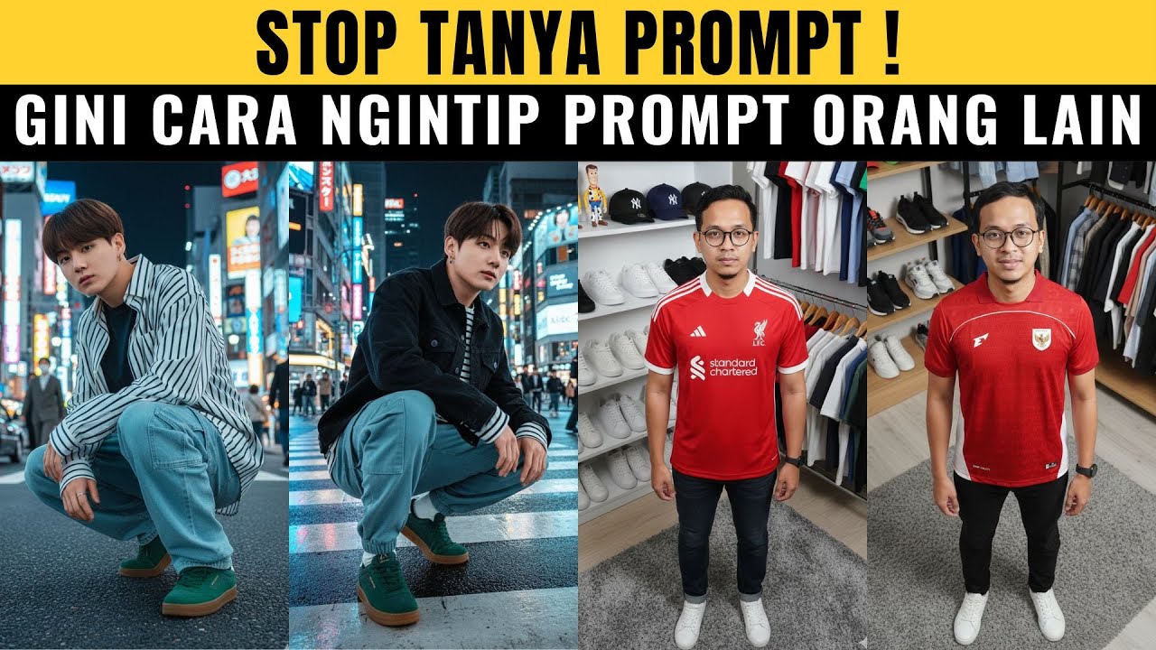 Cara NYONTEK PROMPT Video Affiliate Orang Lain Pakai AI
