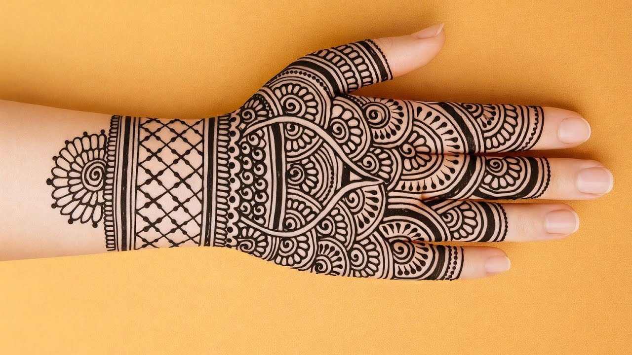 Bridal Front Hand Mehndi Design | Henna Design Full Hand Detailed Pattern