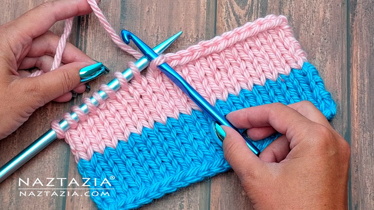 Crochet Cast off for Knitting How to Tutorial