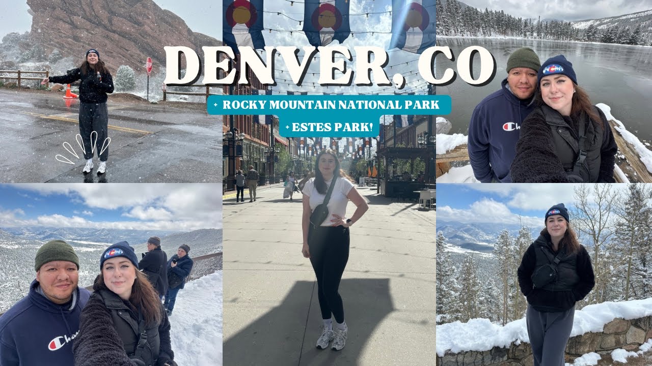 Denver Travel Vlog | Things to Do, Eat, Drink, & Tour to Rocky Mountain National Park + Estes Park!