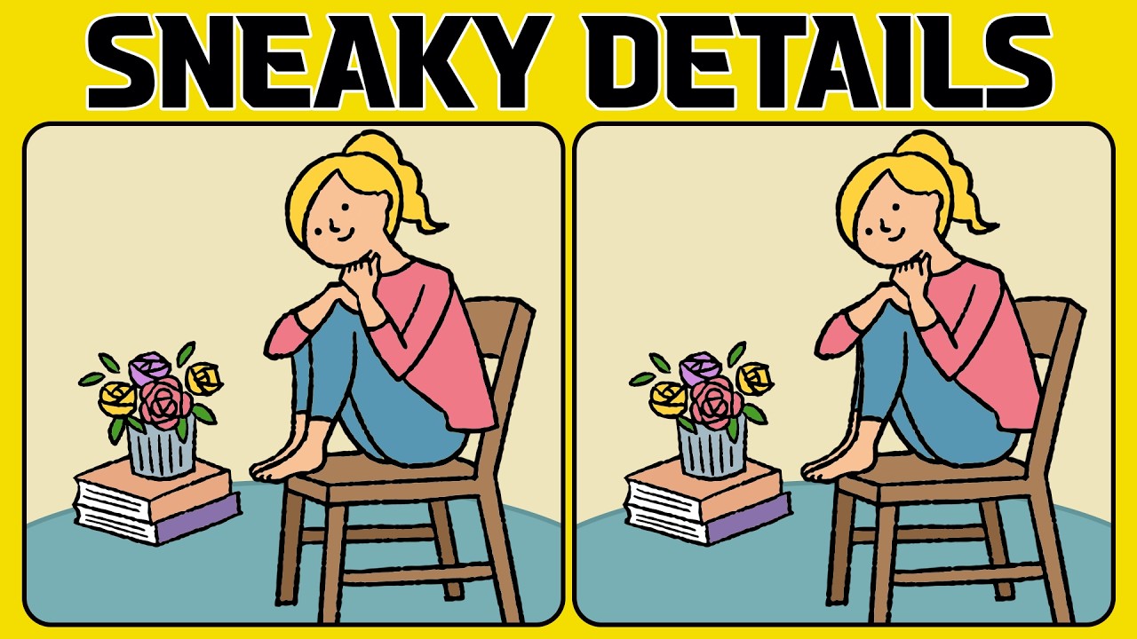 🧠🧩Spot the Difference : Brain Teasers 《A Little Difficult》