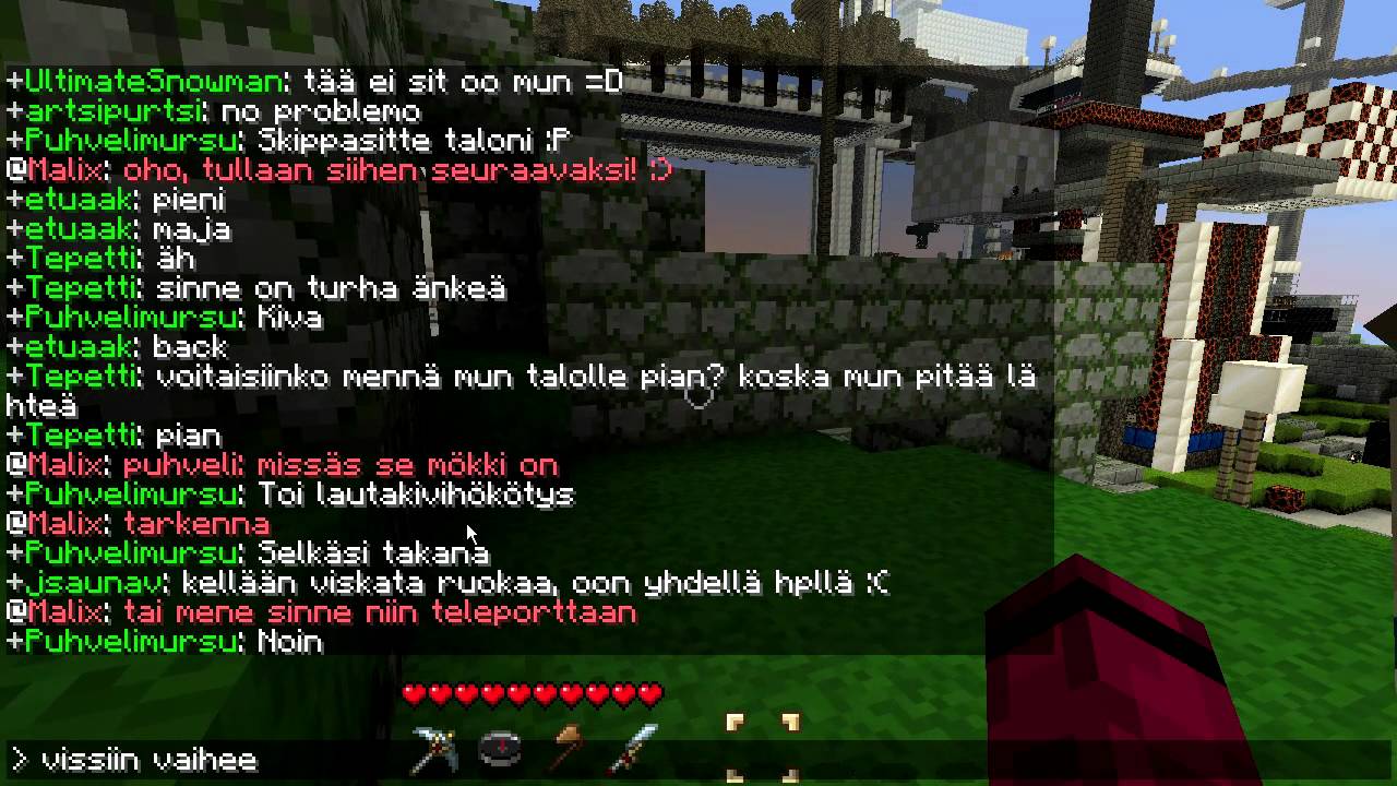 Suomeksi pelailua - Minecraft - 100 [Moninpelailu Special]