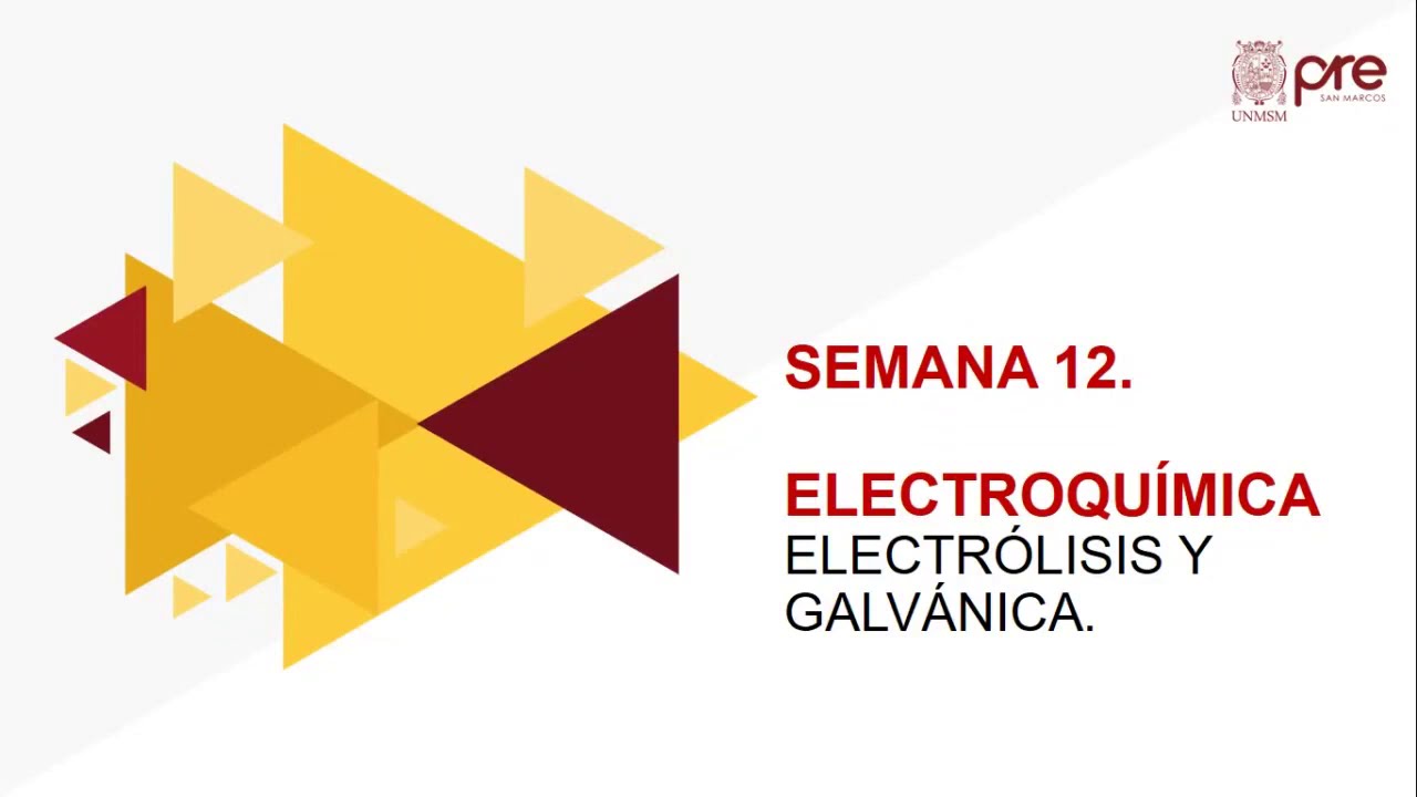 ✅ PRE SAN MARCOS 2020 I / Química semana 12 / Electroquímica
