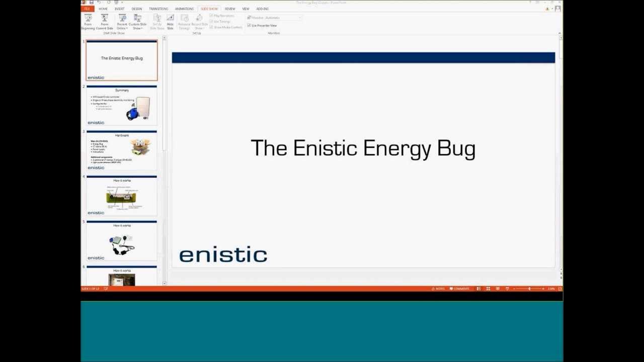 Enistic energyBug Webinar