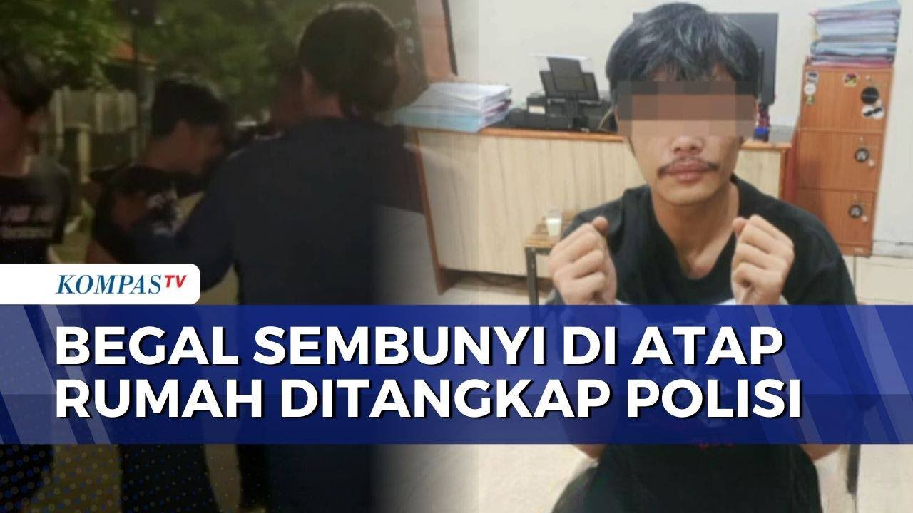 Curi Motor dan Aniaya Korban, Pelaku Begal di Garut Ditangkap saat Sembunyi di Atap Rumah | BERUT