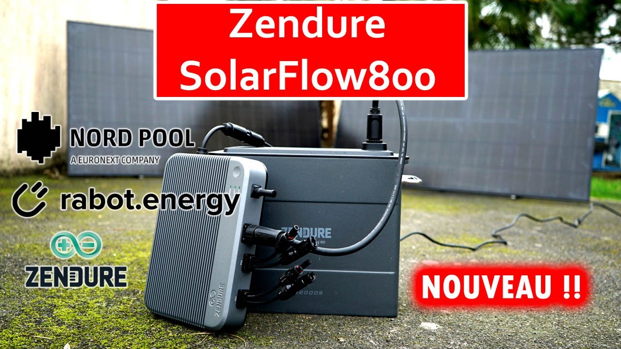 123 - Zendure solarflow800 : premier micro-onduleur bi-directionnel AC 230V avec stockage