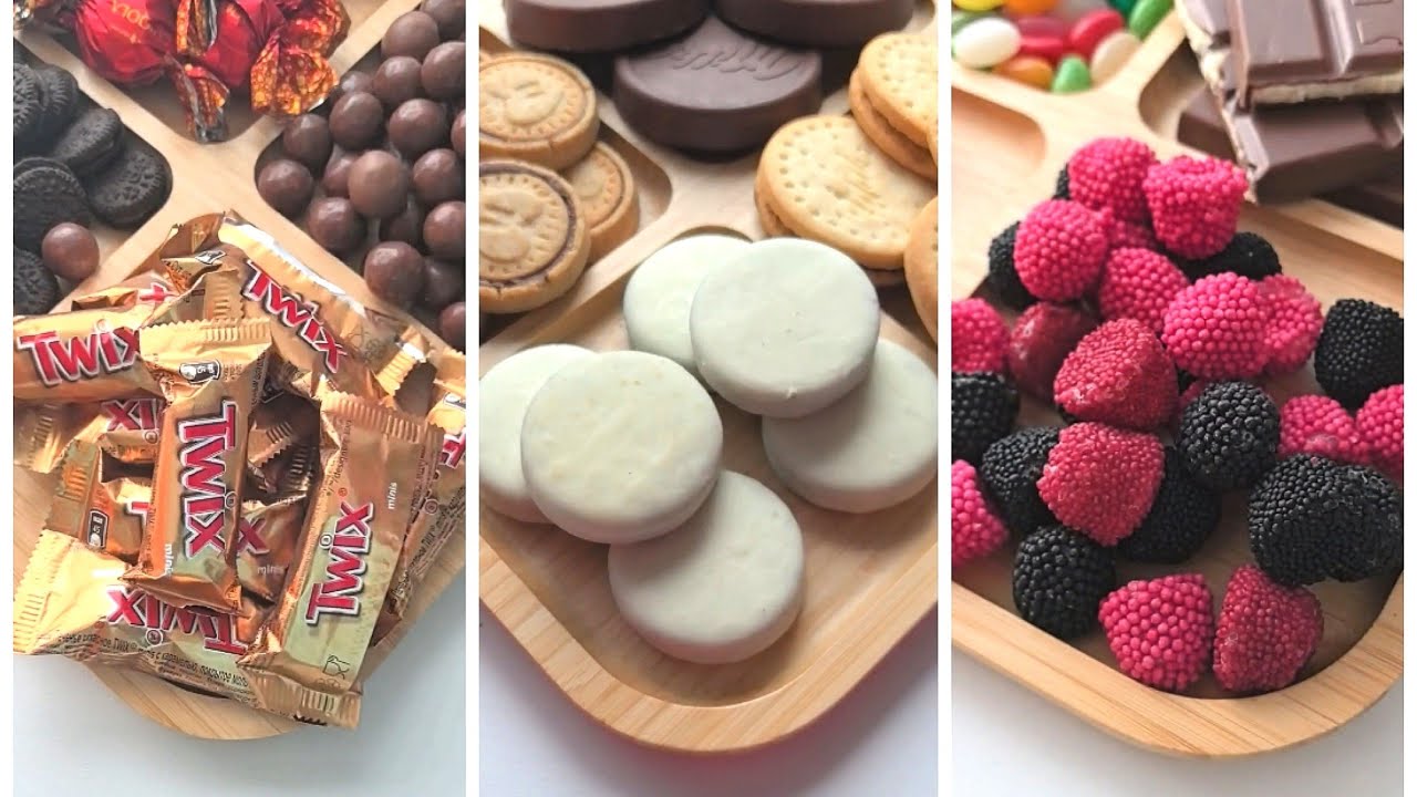 Filling Platter With Sweets Asmr