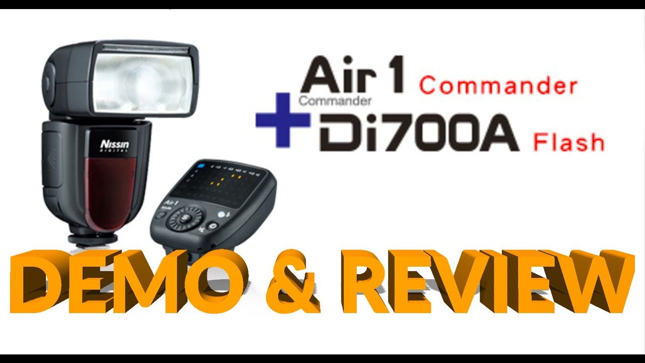 Nissin Air 1 Commander Review, Set Up & Demo with Di700A/i60A Fuji X-T2 X-Pro 2 X-T1 X Pro 1
