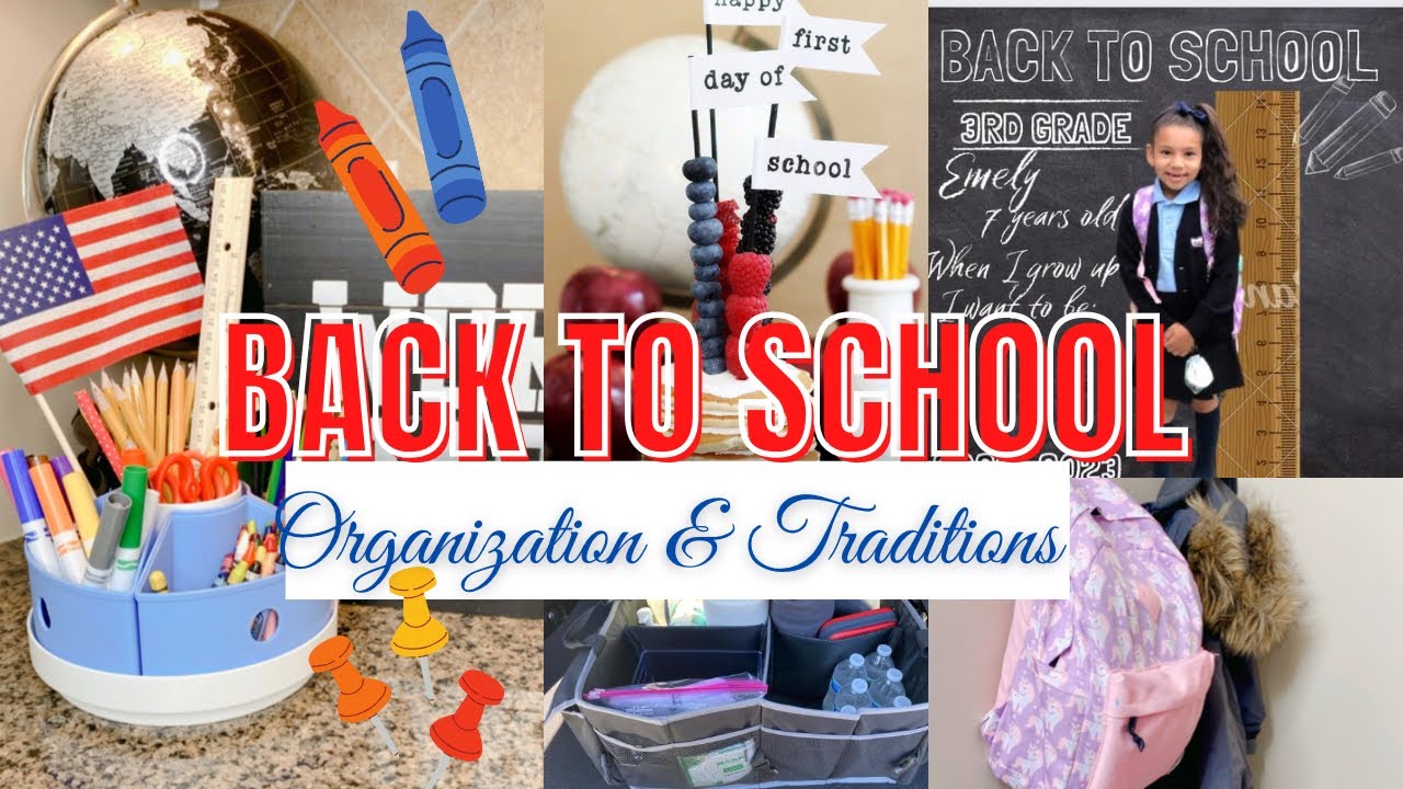 🍎BACK TO SCHOOL ORGANIZATION/ MOM HACKS-How to prepare for back to school