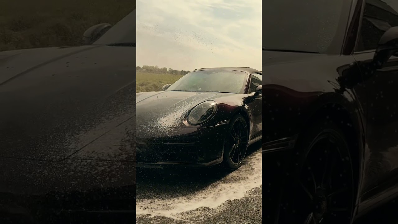 Get Ceramic Protection in Minutes on Your Porsche 911 Targa 4 GTS with Wax is Dead Ceramic Foam!