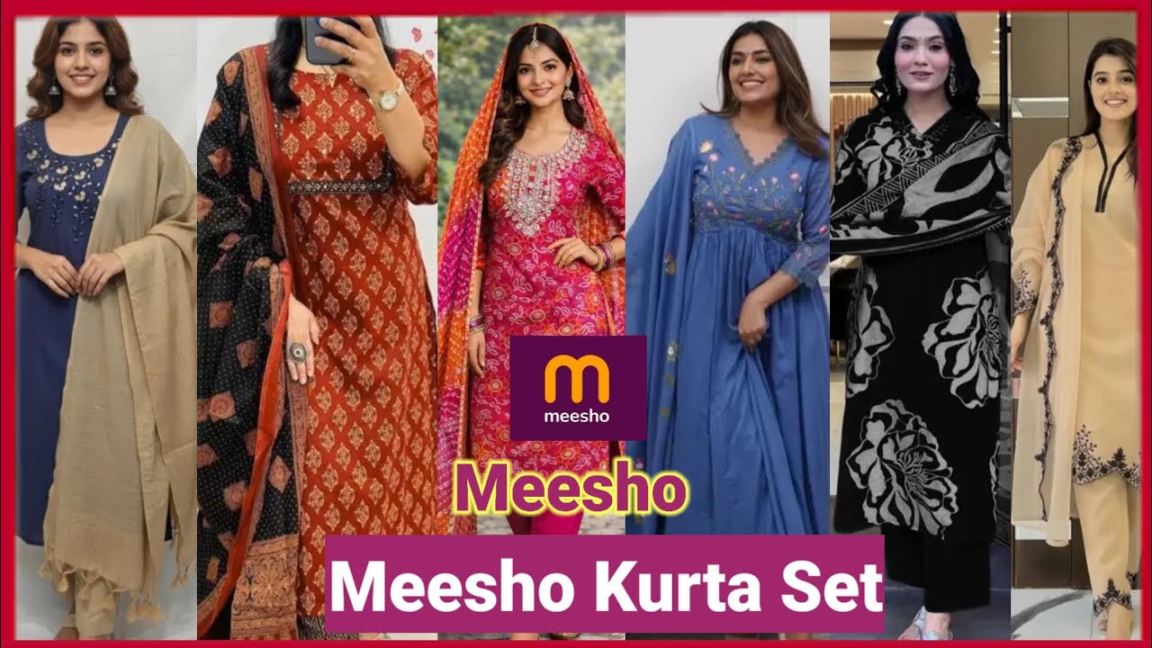 Meesho Party Wear Kurta Set Haul 😍 | Festive & Wedding Special | Meesho Cotton Kurta Set 