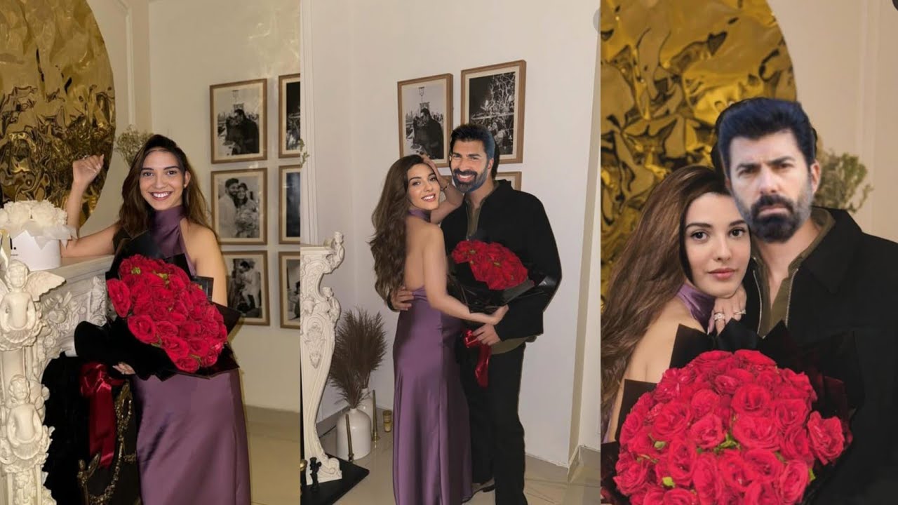 A meaningful message from Mahassine Merabet:"My best gift for Valentine's Day...