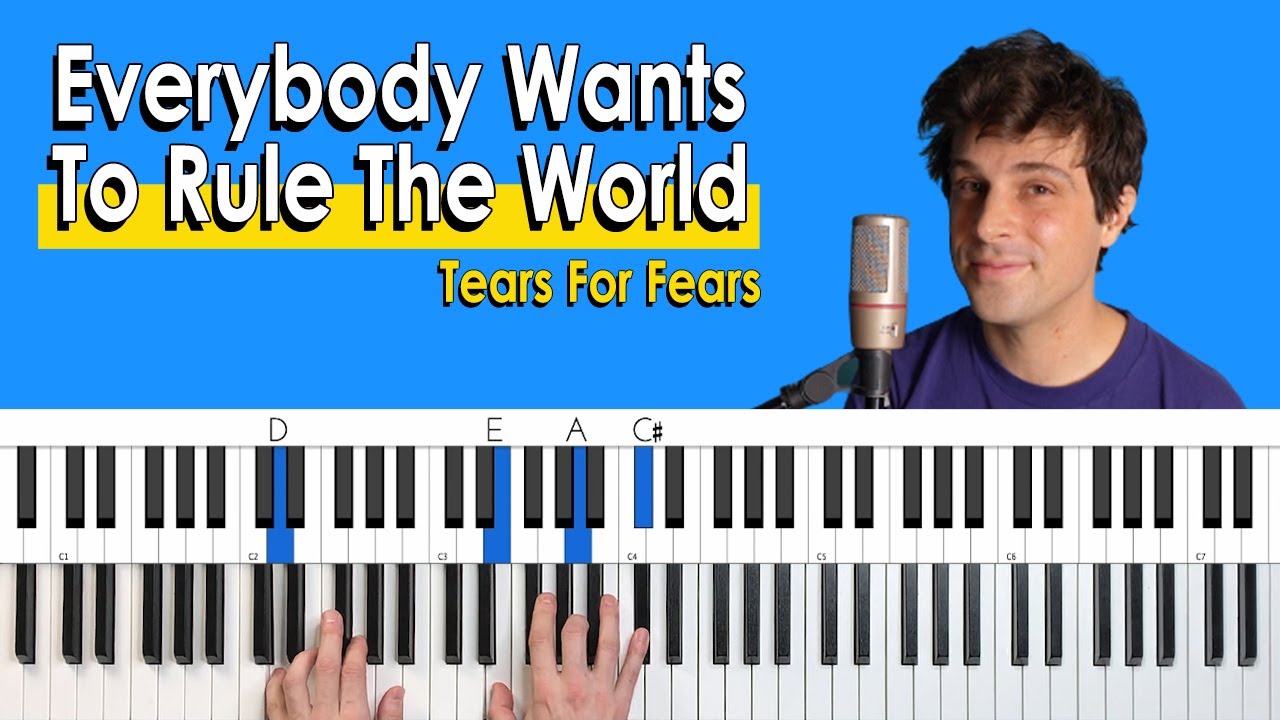 How To Play “Everybody Wants To Rule The World” [Piano Tutorial + Chord Chart]