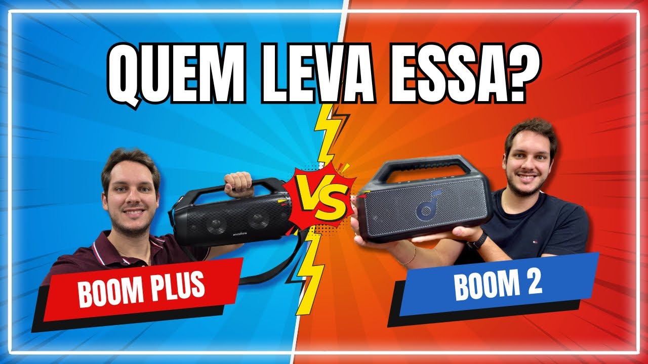 Anker Boom 2 vs Motion Boom Plus: Qual É a MELHOR Caixa de Som? COMPARATIVO!