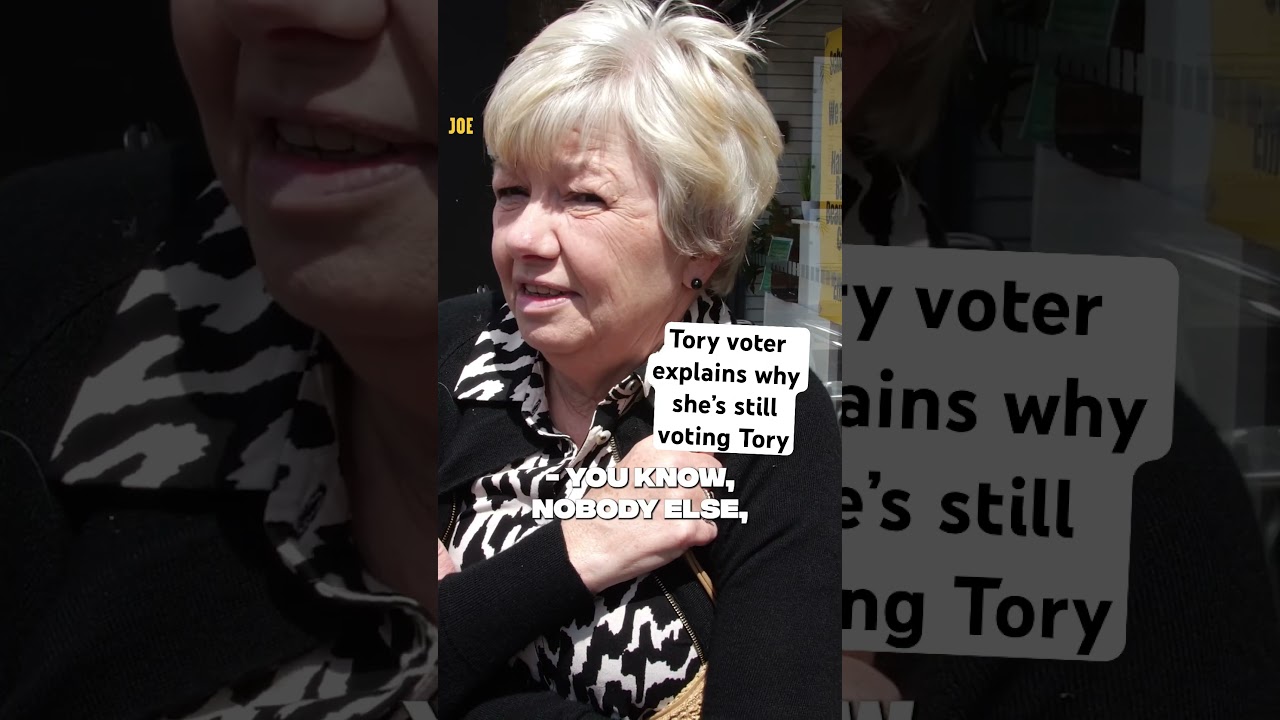 Voter explains why she&rsquo;s sticking with the Tories