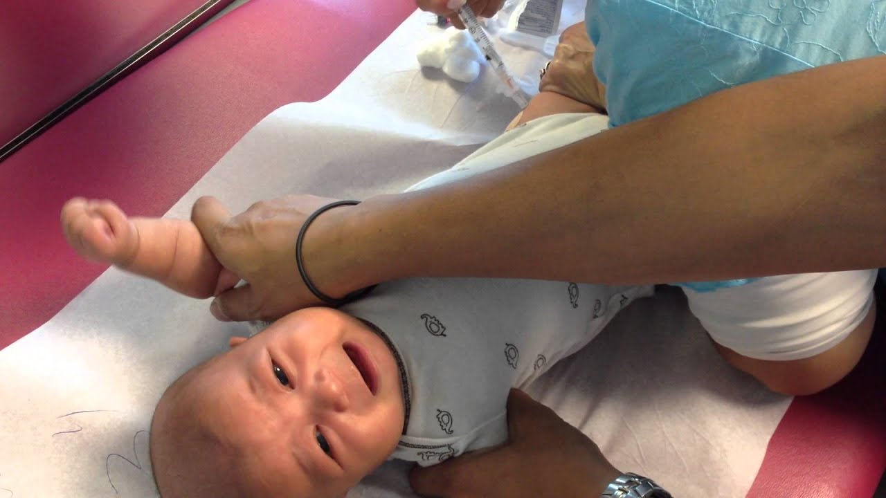 Alex's 2 month Shots!