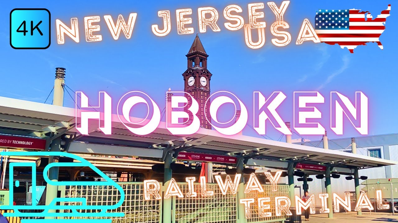 🚆🏛️ HOBOKEN RAILWAY TERMINAL &ndash; 🇺🇲 HOBOKEN, NEW JERSEY, USA &ndash; 4K WALK